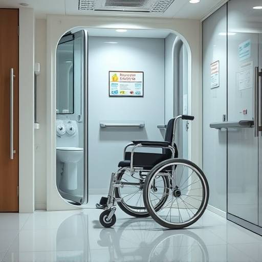 Ejemplo de celda adaptada para personas con discapacidad