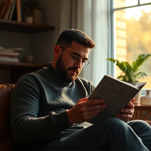 Lecteur lisant un article de blog